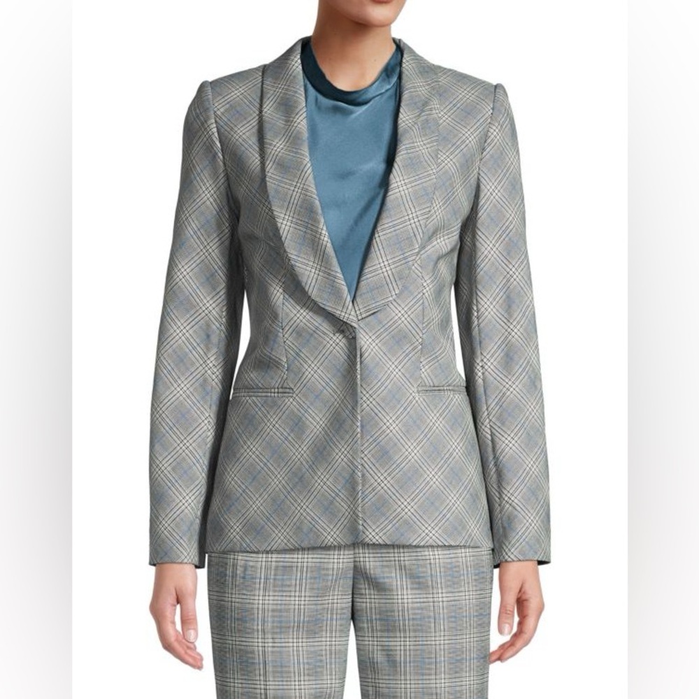 REBECCA TAYLOR
Double-Breasted Plaid Suit